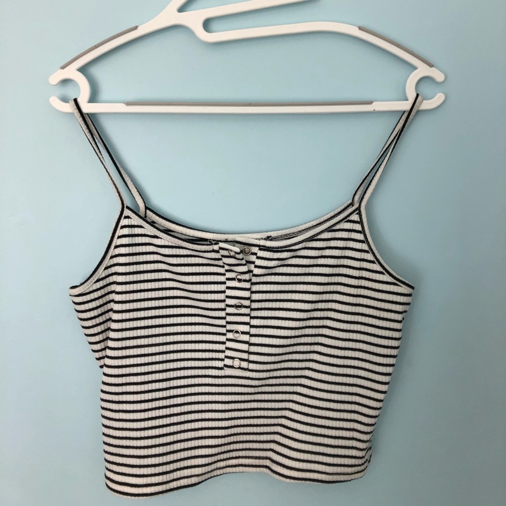Striped Crop top
